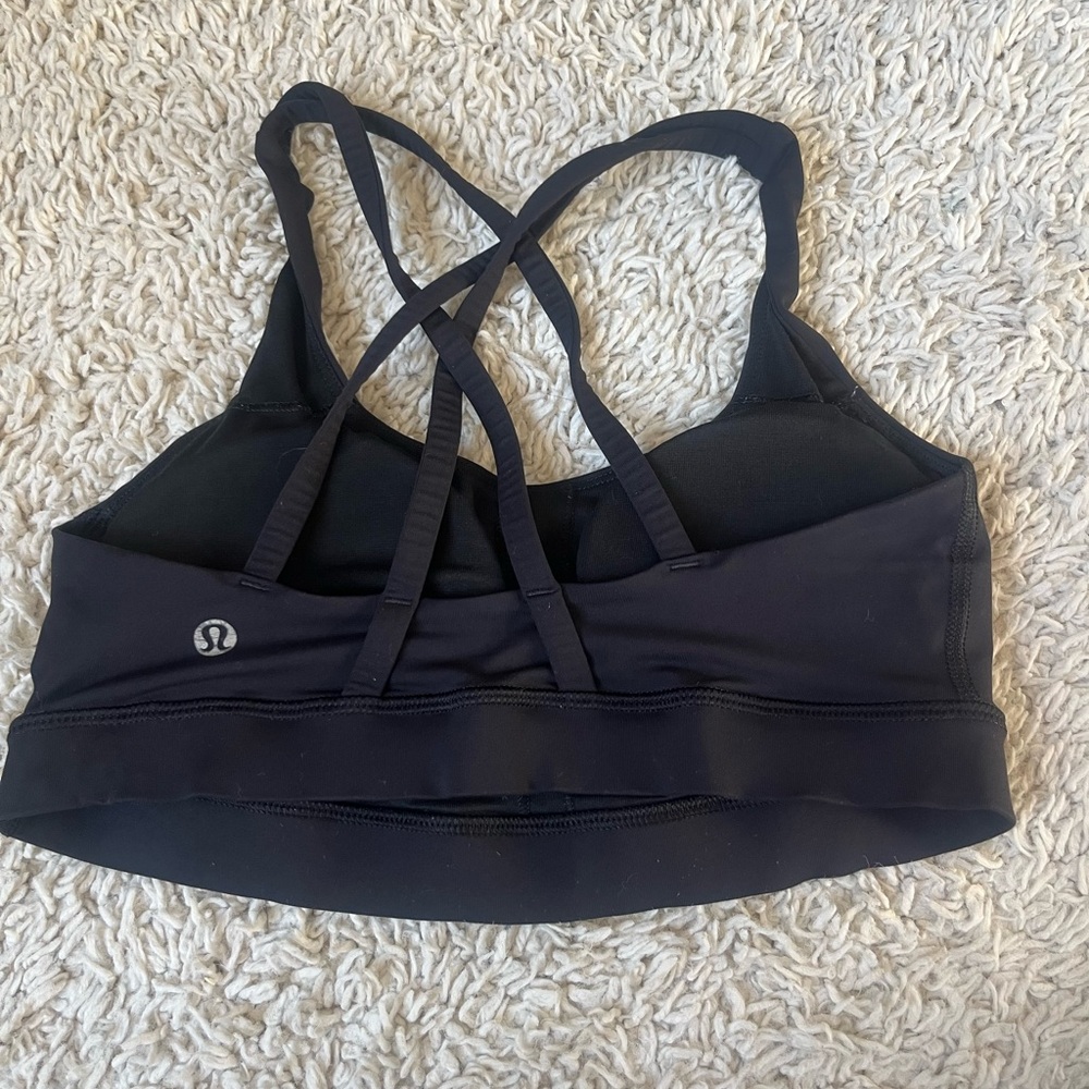 Lululemon Athletica Black Sports Bra - Picture 2 of 3
